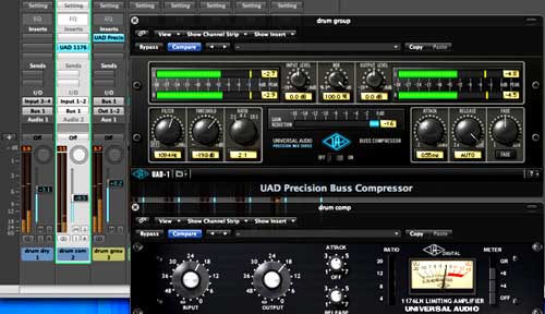 Parallel compression routing in Logic Pro