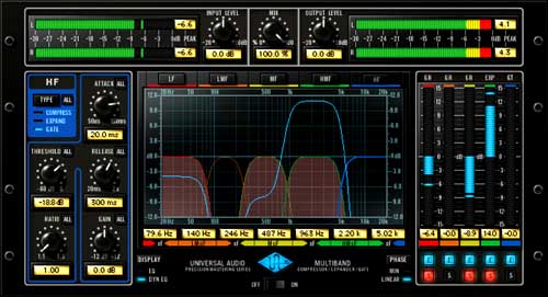 UAD Precision multi-band compressor