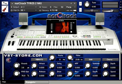 tyros 2 vst norctrack