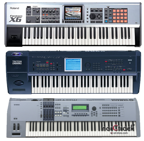 korg,roland,yamaha